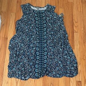 Style & Co. Blue Floral Dress